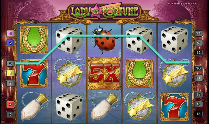 Lady Of Fortune Paylines