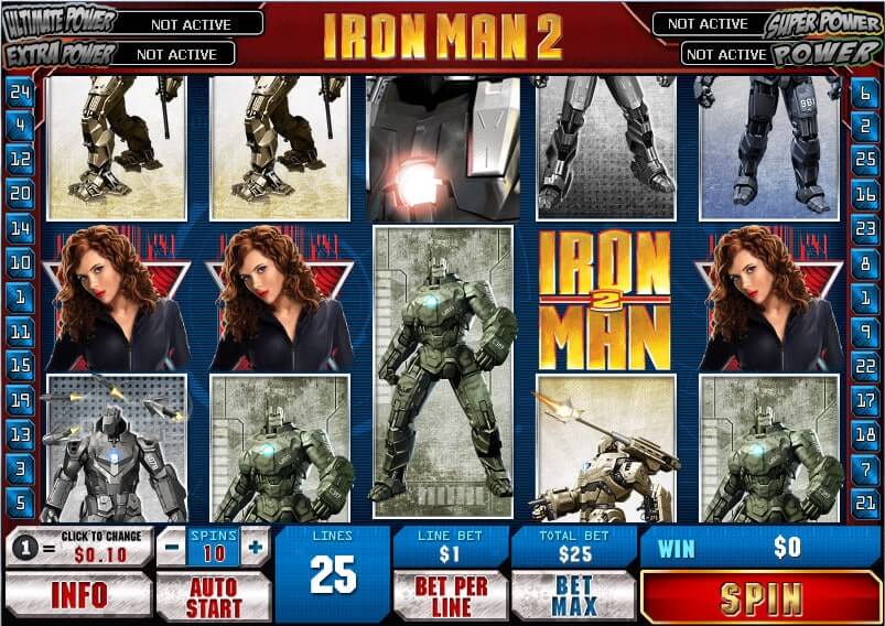 Iron Man 2 Paylines