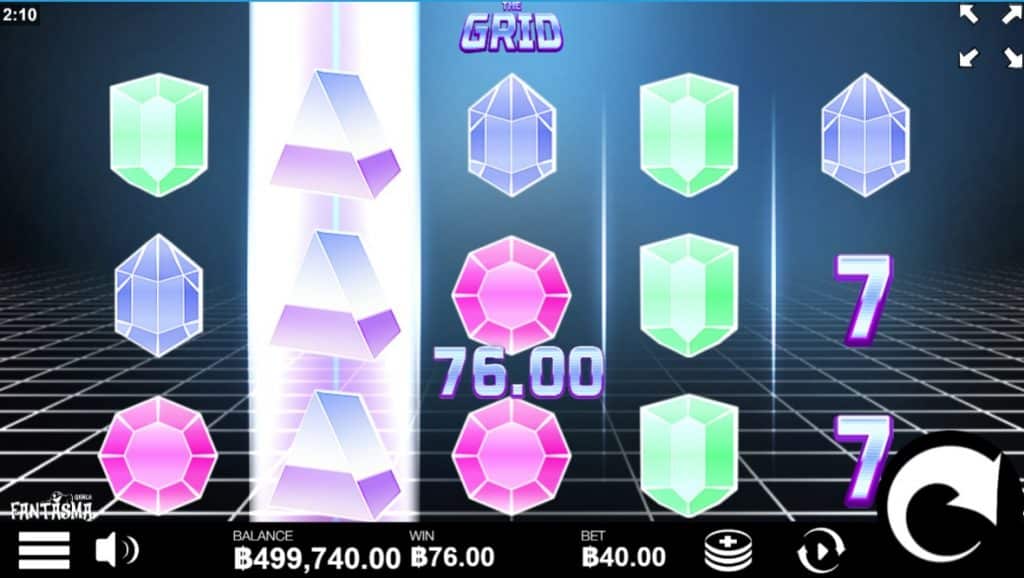 รีวิวเกมสล็อตที่ดีที่สุดสำหรับเกม The Grid โดยผู้ผลิต Fantasma Gaming