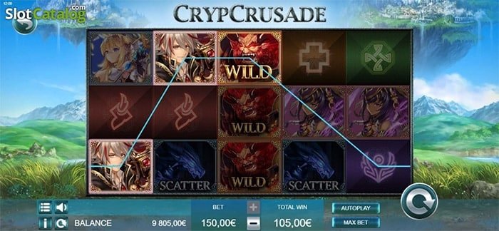 รีวิวสล็อตยอดเยี่ยมสำหรับ : CrypCrusade