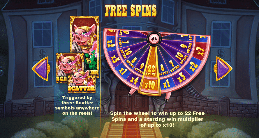 free spin piggy riches slot
