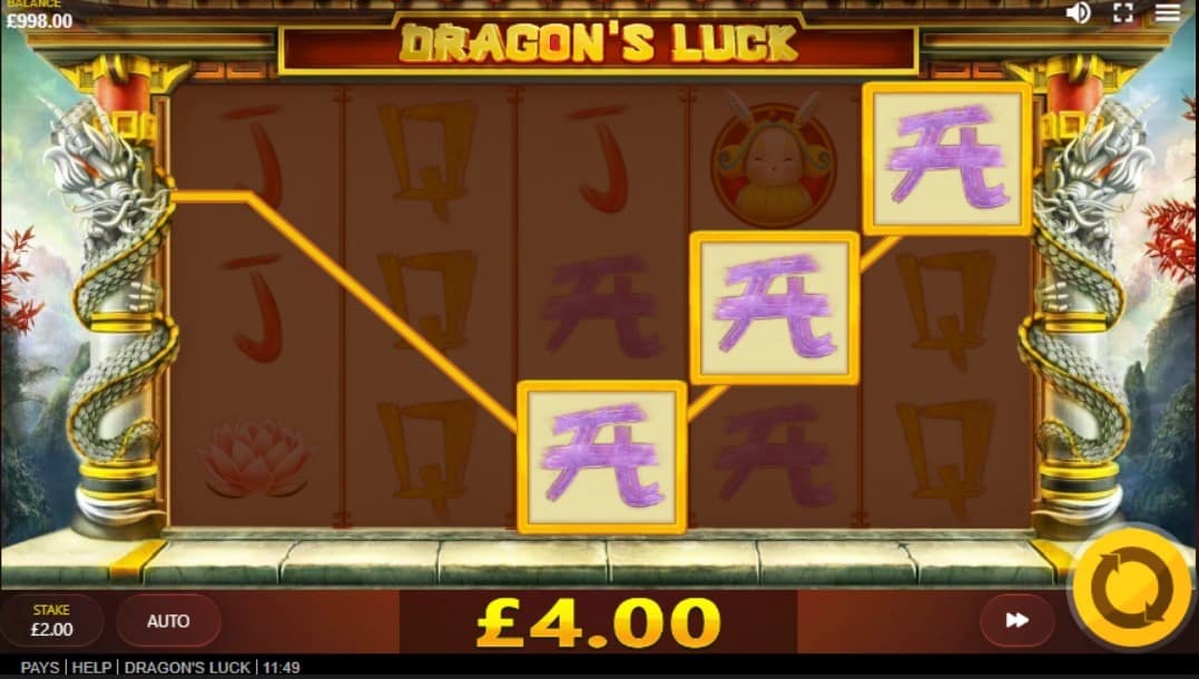 dragons luck slot