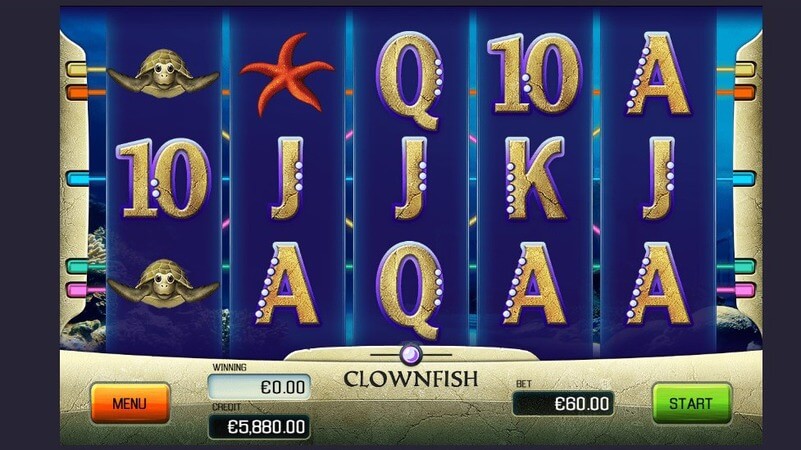 clownfish slot game